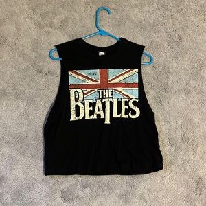 VINTAGE BEATLES CROP TOP